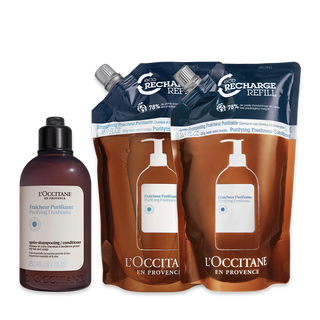 Combo Eco-Refil Shampoo e Condicionador Purificante Aromacologia